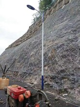 包塑主动边坡防护网施工高边坡落石防护网gps1型边坡防护网