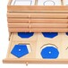 蒙特梭利托育教具幼儿园儿童早教玩具感统教具感官几何图形嵌板柜