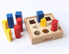 蒙特梭利托育教具幼儿园儿童早教玩具感统教具感官几何体支柱