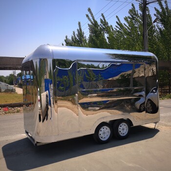 鯨魚移動(dòng)鏡面不銹鋼餐車