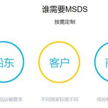 化妆品MSDS办理MSDS16项标准编写
