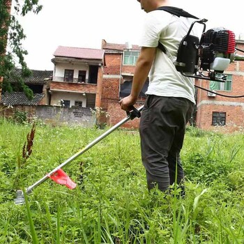 四冲程背负式小型割灌机多功能农用汽油开荒除草收割机