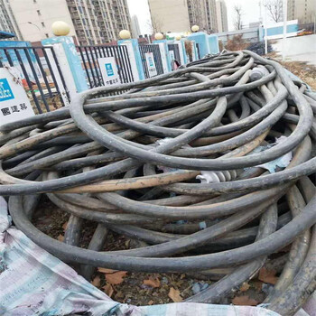 海珠區鳳陽街道回收廢電纜300二手帶皮的的銅電纜線上門拉貨