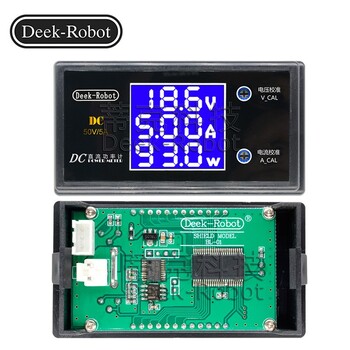 数字DC50-100V5A10A250WLCD数显多功能检测仪电压电流功率表