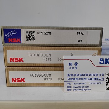 葫芦岛NSK轴承代理授权商销售6319DDU