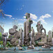 楊浦大型園林景觀擺件-水泥塑石假山設計公司