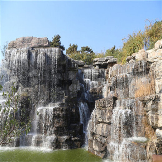 忻州仿真塑石假山,动物园假山方案规划,精雕细琢