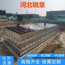 养殖场用铁皮水箱钢板喷塑成品水箱北京白钢蓄水池图片