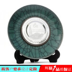 纪念品陶瓷镶嵌纪念币企业上市纪念品定制纪念章
