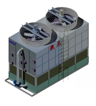 四川｜东北方形逆流式密闭康正冷却塔CNF-100&正康明冷却塔