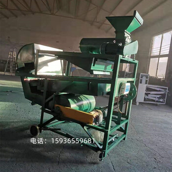 高粱脫殼篩分一體機高粱去殼除雜機高粱剝殼清理篩