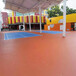 桂林硅PU塑胶球场塑胶跑道塑胶球场地板铺装