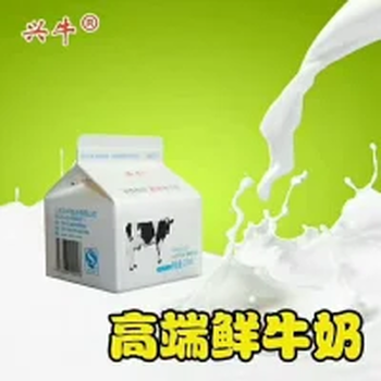 兴牛农科院盒装鲜牛奶