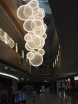  Mall atrium hanging decoration, shopping center patio decoration, led lighting, Meichen Xiatong factory customization