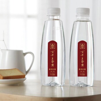 苏州标签定制水方瓶圆瓶怡宝瓶标签定制纯净水送水