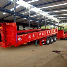 出售全新13米骨架半挂车整车钢材采用具有自重轻强度钢材能拉60吨