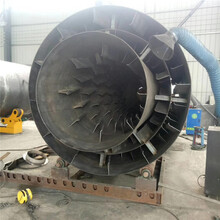 工业烘干机1.6x16米滚筒回转窑煤泥粉煤灰干燥设备图片