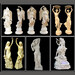 砂巖歐式天使雕塑四季女神人物雕像玻璃鋼歐式人物雕塑擺件