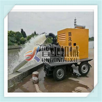 移动防汛泵车广东化州市防洪排涝泵