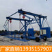 广东新丰县桥梁水管安装台车吊装作业平台一体机