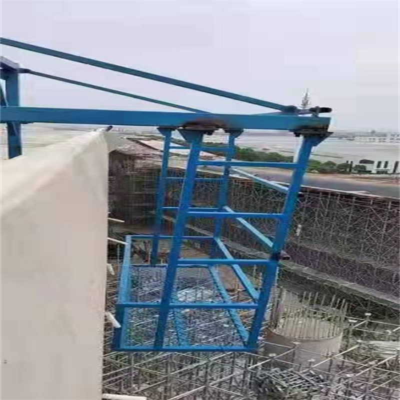 甘肃张家川桥梁模板安装台车吊装作业平台一体机