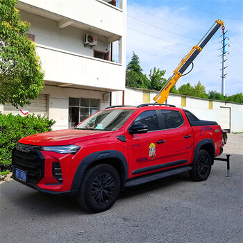 輕卡車(chē)折臂起重機(jī)皮卡車(chē)加裝折臂小型吊機(jī)