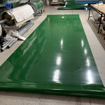 绿色平面pvc输送带光面环形传动带白色PVC食品级工业皮带