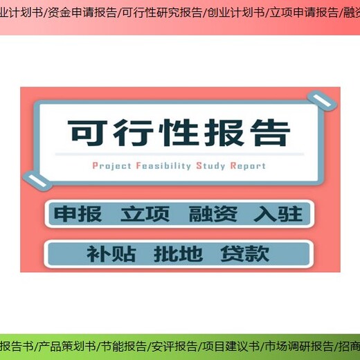 武汉市立项审批备案项目资金申请报告/调研报告/ppt在哪里找