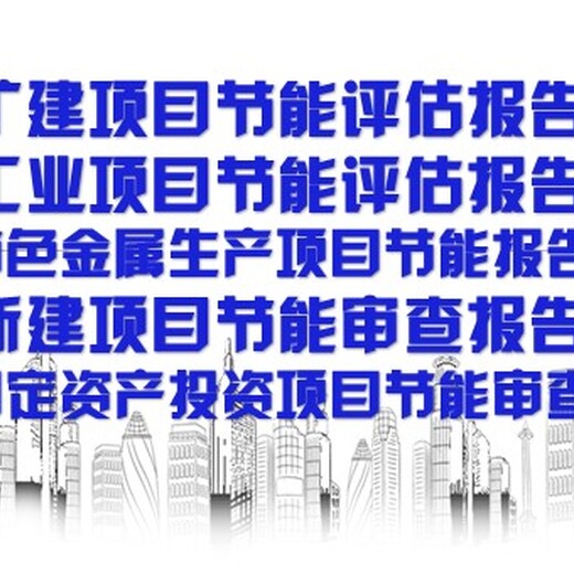 吉安市技改项目节能报告工业项目节能报告谁来做