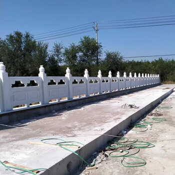 石雕欄桿批量出售-河道石欄桿制作加工廠