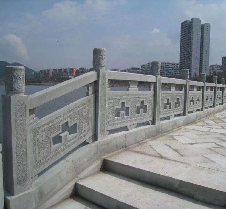 西宁青石栏杆古建筑石栏杆尺寸款式图案定制安装大理石栏杆