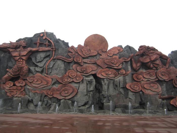 库尔勒雕塑假山施工-库尔勒室外假山精雕细琢