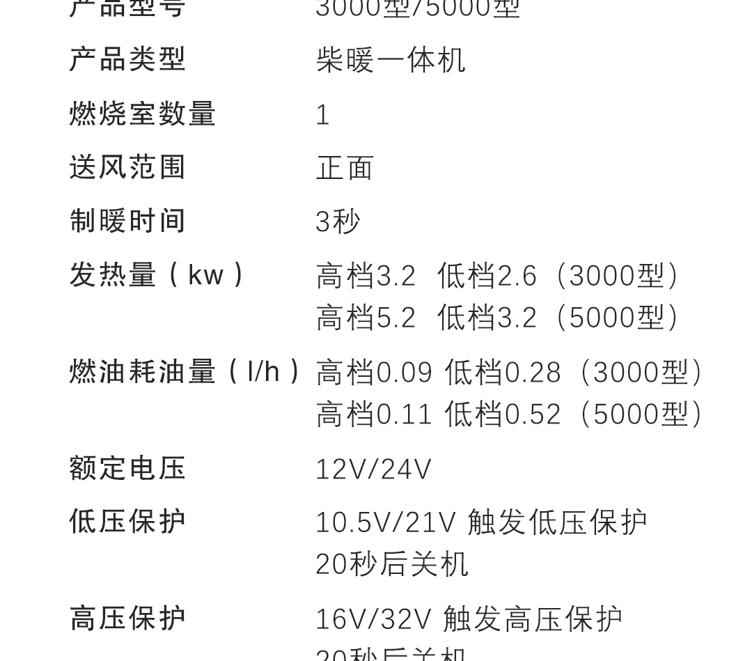 雅诗澜小金粒柴暖驻车加热器一体小型柴油暖风机12v24v货车电动车家用