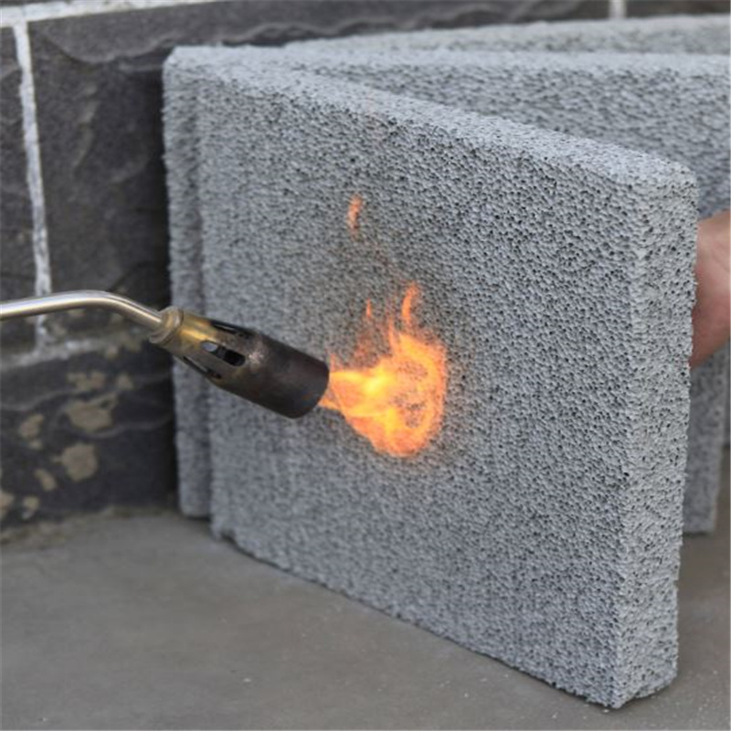 防火发泡水泥板防火隔离带保温工程