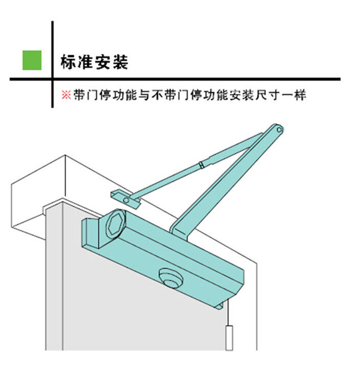 怎样安装闭门器图片