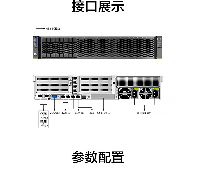 超聚变/XfusionRH1288HV525*2.5机箱灵活储存服务器