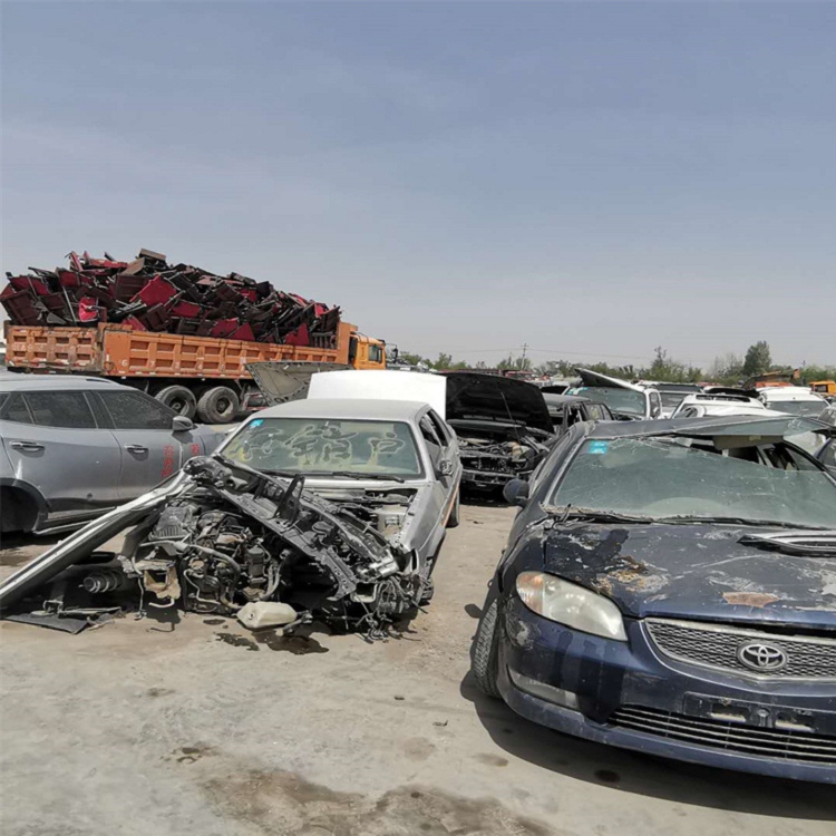在郭楞雪佛兰乐驰报废车回收公司环境保护管理车辆处理厂子