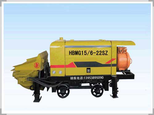 浙江矿建工程处-HBMG30煤矿用混凝土泵结构原理