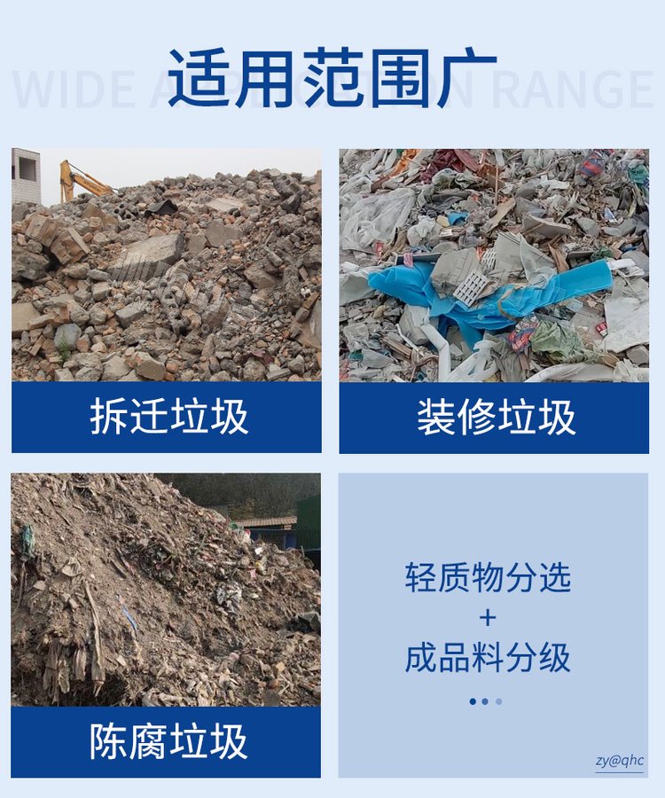 黑龙江齐齐哈尔日产1000吨中意装修垃圾分类处理一体机处理技术D88