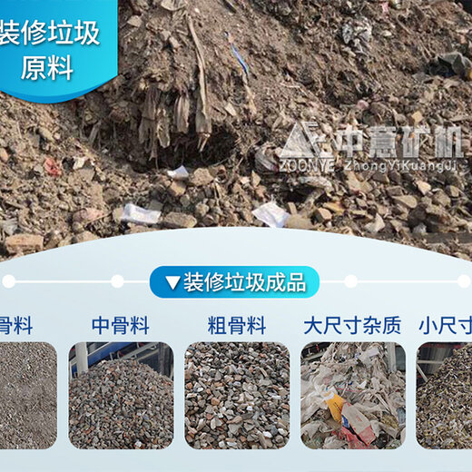 北京年产30万方装修垃圾处理全套设备政策补贴liu88