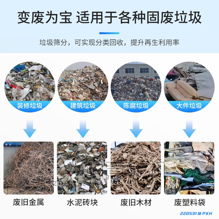 北京时处理200吨装修垃圾废料处理工艺流程liu88