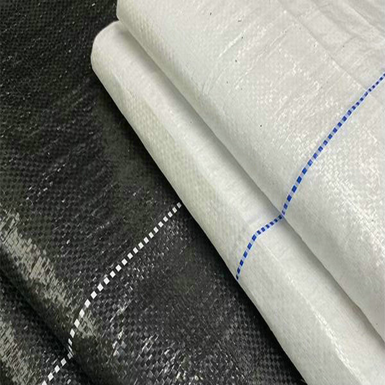 温室大棚白色网格布编织形状白色地布编织布园地布