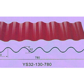新宇0.5mm彩钢板YX35-130-780波浪板