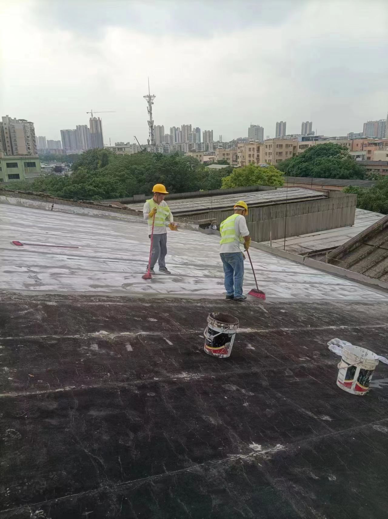 广州南沙 钢结构防腐防锈 楼顶防水堵漏 防水堵漏公司