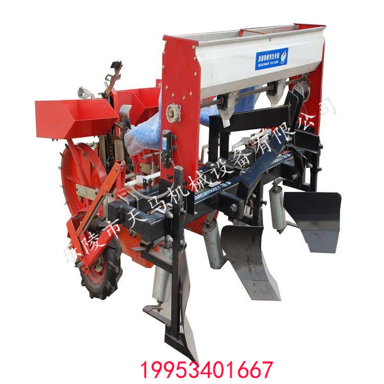 多功能链夹式移栽机蛋白桑移栽机桑树苗移栽机